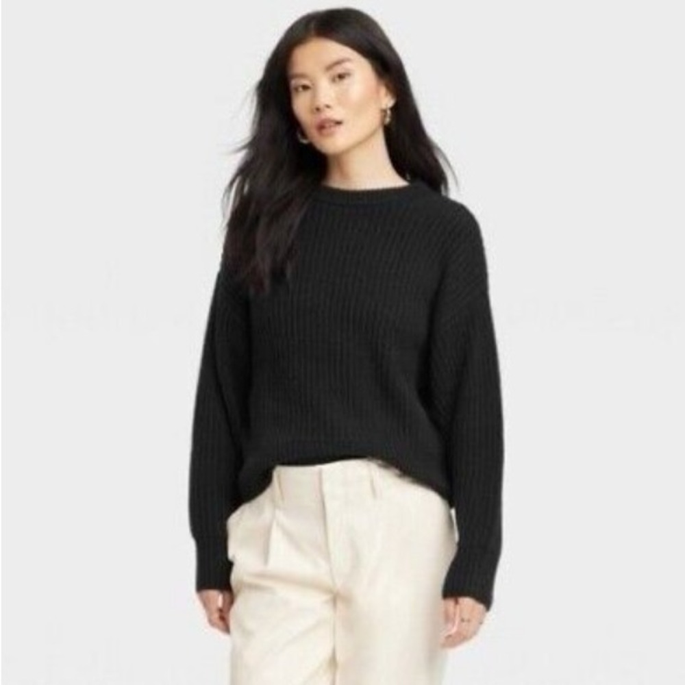 A New Day crewneck black sweater size M